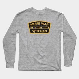 Meme War Veteran Patch Long Sleeve T-Shirt